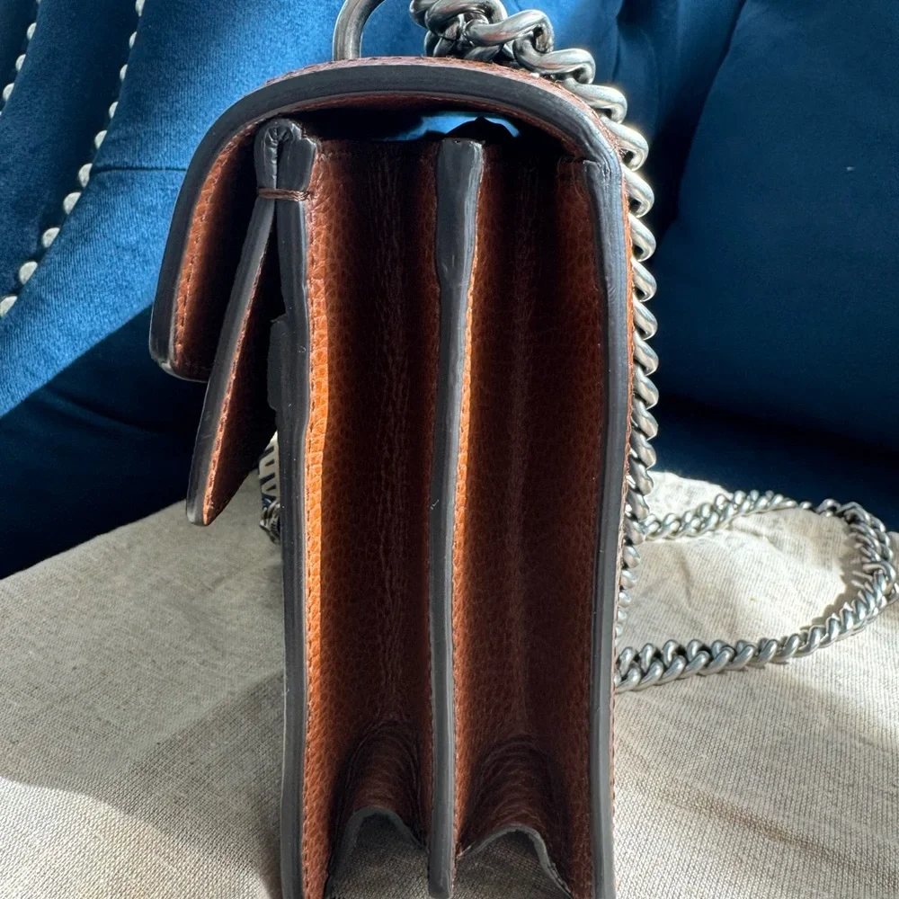Gucci Denim and Brown Dionysus Bag - Picture 3 of 12